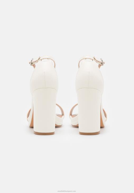 Anna Field nők magas sarkú szandál fehér RTVD1288