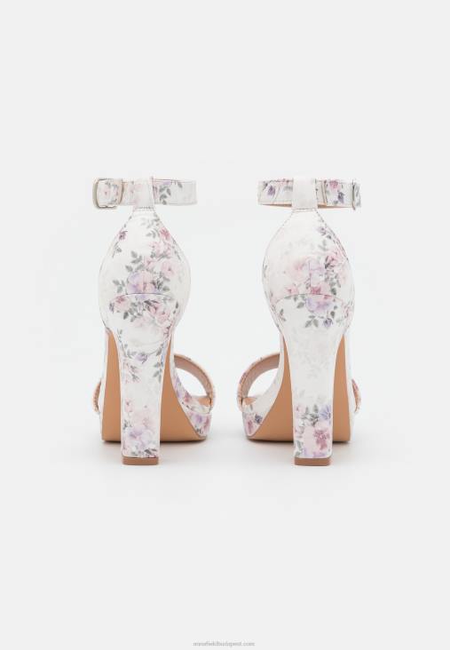 Anna Field nők magas sarkú szandál fehér/lila RTVD1573