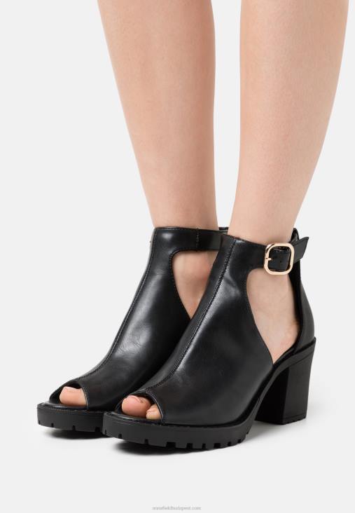 Anna Field nők magas sarkú szandál fekete RTVD1272