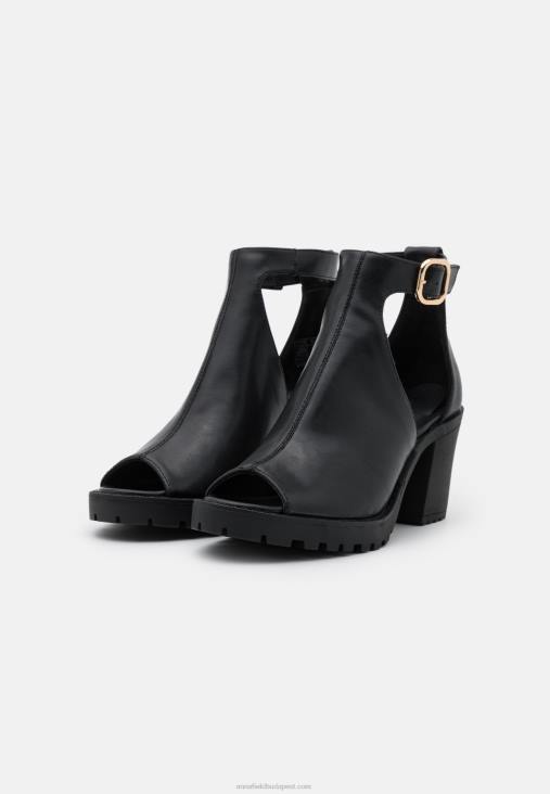 Anna Field nők magas sarkú szandál fekete RTVD1272