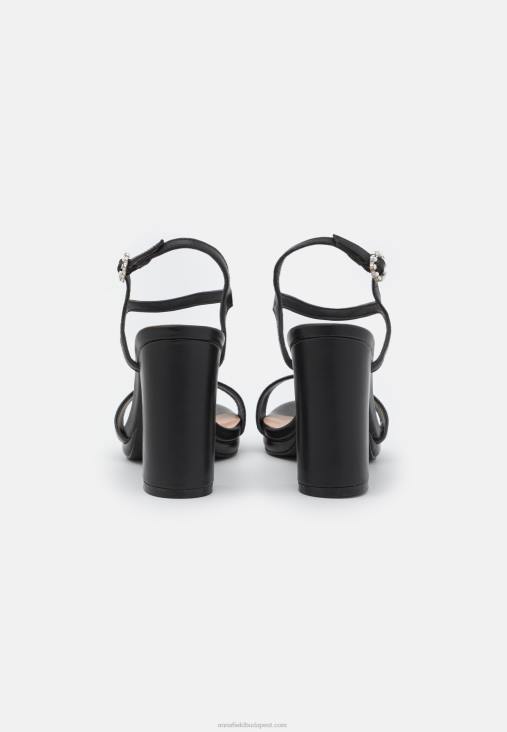 Anna Field nők magas sarkú szandál fekete RTVD1375