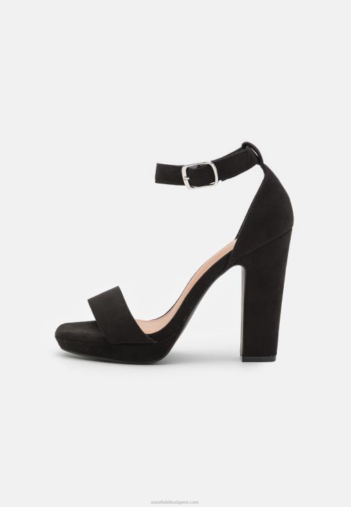 Anna Field nők magas sarkú szandál fekete RTVD1564