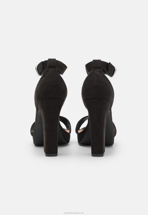 Anna Field nők magas sarkú szandál fekete RTVD1564