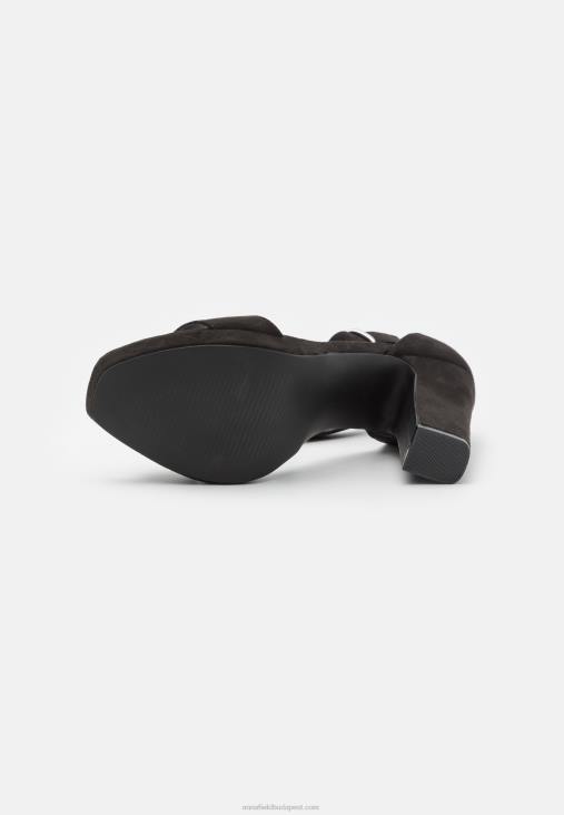 Anna Field nők magas sarkú szandál fekete RTVD1564