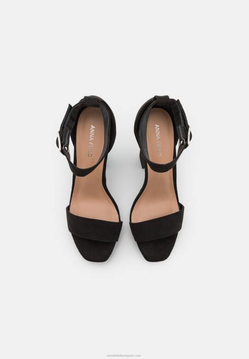 Anna Field nők magas sarkú szandál fekete RTVD1564