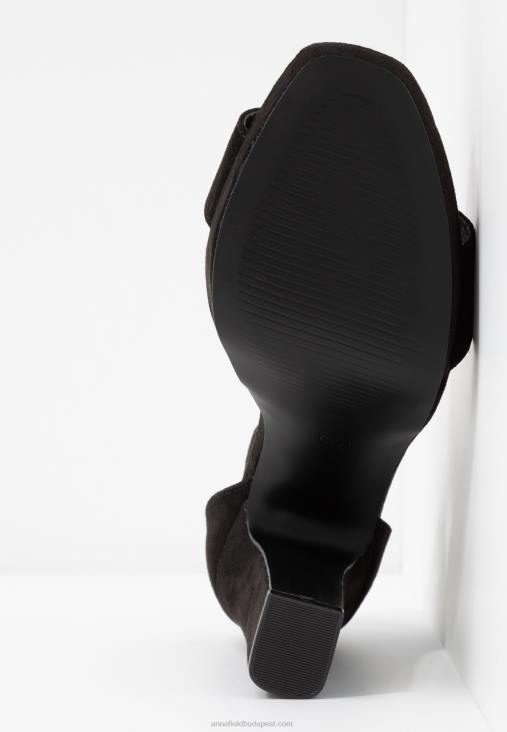 Anna Field nők magas sarkú szandál fekete RTVD1565