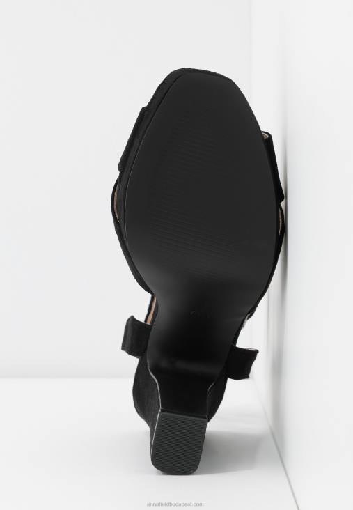 Anna Field nők magas sarkú szandál fekete RTVD1567