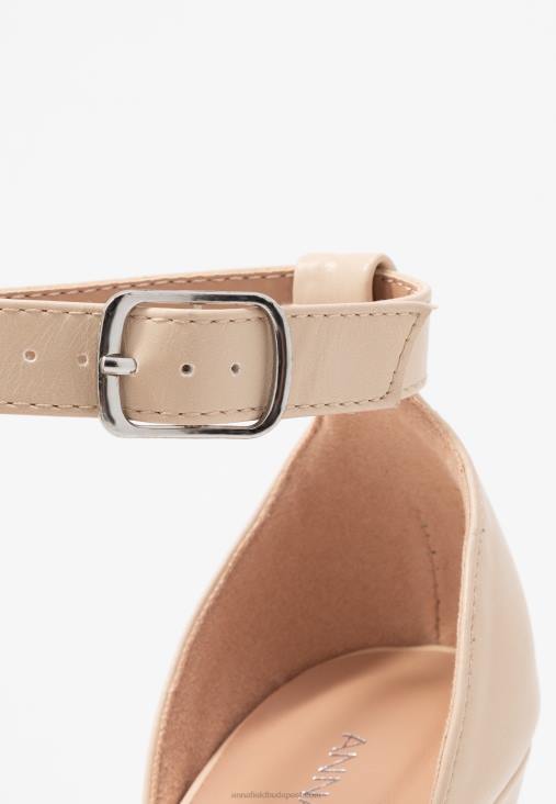 Anna Field nők magas sarkú szandál törtfehér RTVD1557