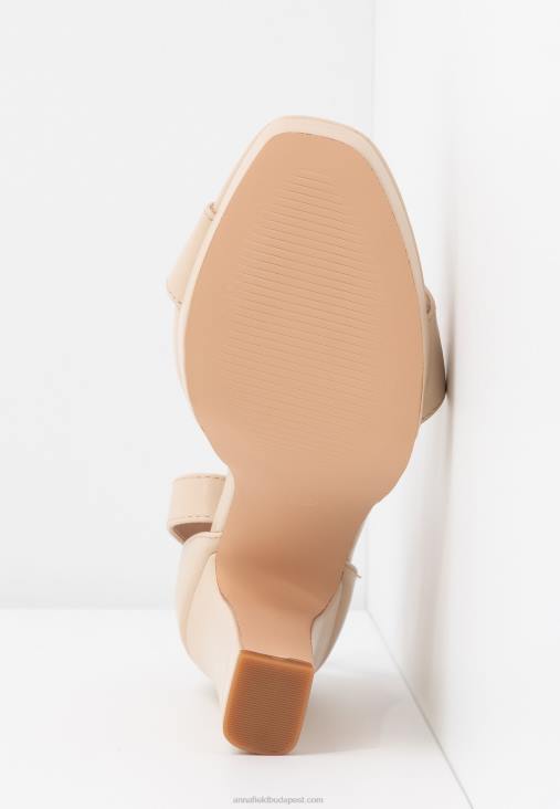 Anna Field nők magas sarkú szandál törtfehér RTVD1557