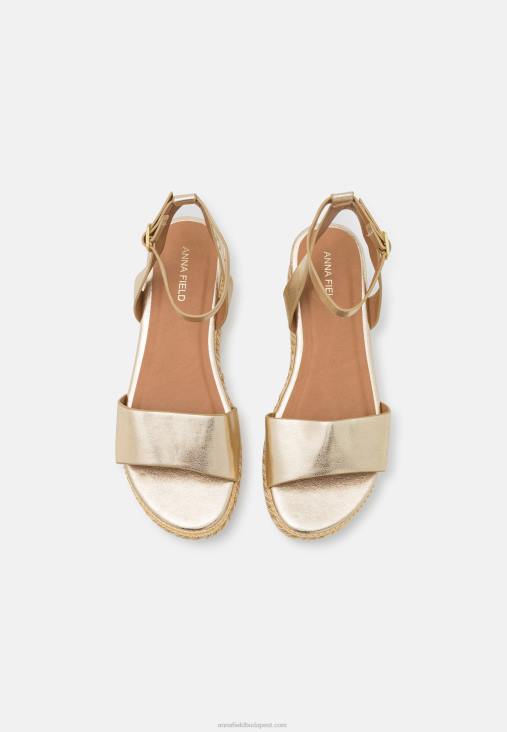 Anna Field nők platform szandál arany RTVD1464