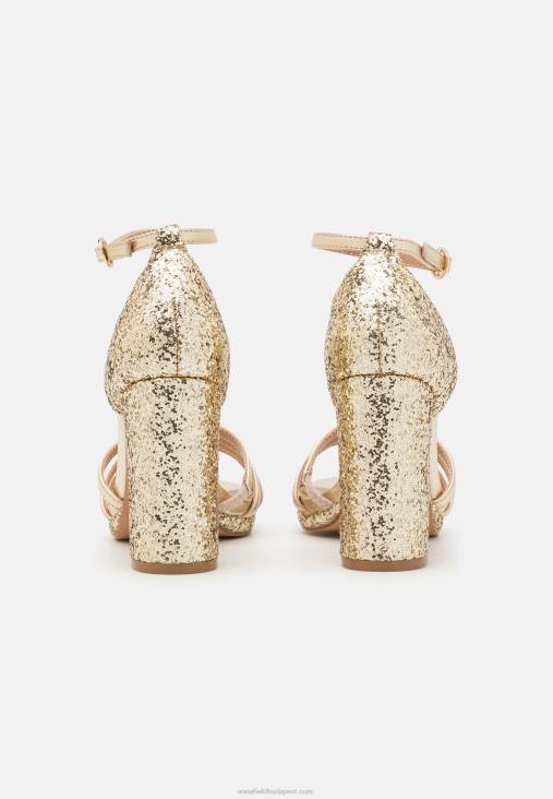 Anna Field nők platform szandál arany RTVD1555