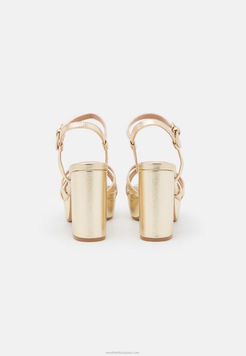 Anna Field nők platform szandál arany RTVD1588