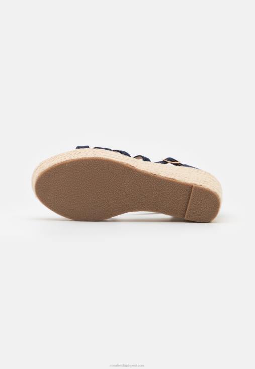 Anna Field nők platform szandál kék RTVD1453