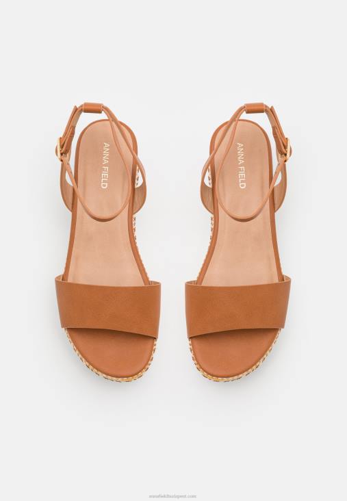 Anna Field nők platform szandál konyak RTVD1471