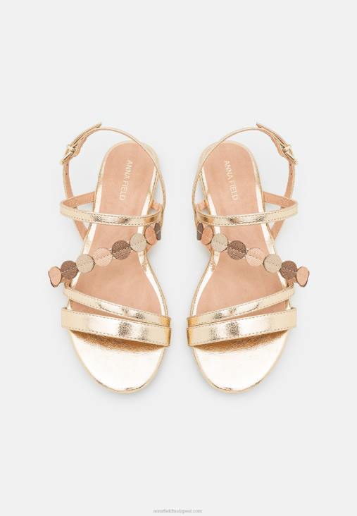 Anna Field nők szandál arany RTVD1260