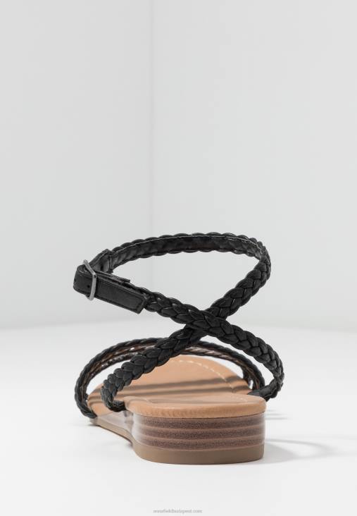 Anna Field nők szandál fekete/ezüst RTVD1248