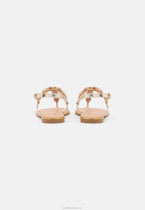 Anna Field nők t-bar szandál arany RTVD1517