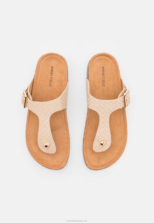 Anna Field nők t-bar szandál bézs RTVD1539