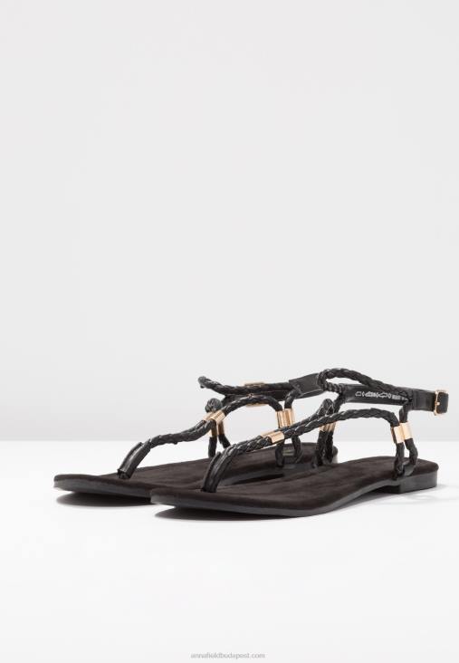 Anna Field nők t-bar szandál fekete RTVD1500