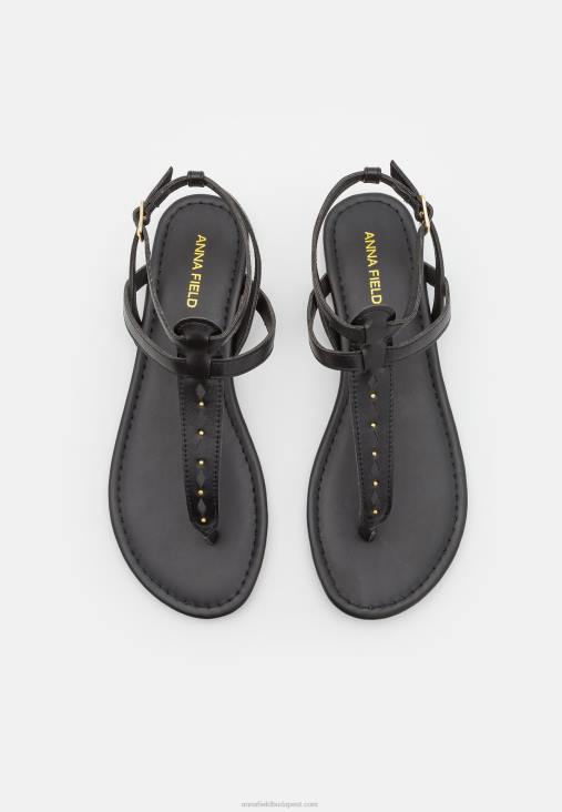 Anna Field nők t-bar szandál fekete RTVD1516