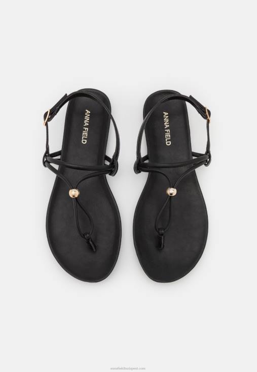 Anna Field nők t-bar szandál fekete RTVD1538