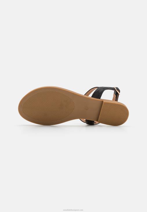 Anna Field nők t-bar szandál fekete RTVD1547