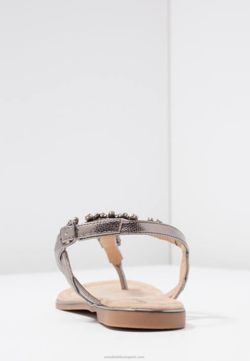 Anna Field nők t-bar szandál gunmetall RTVD1515