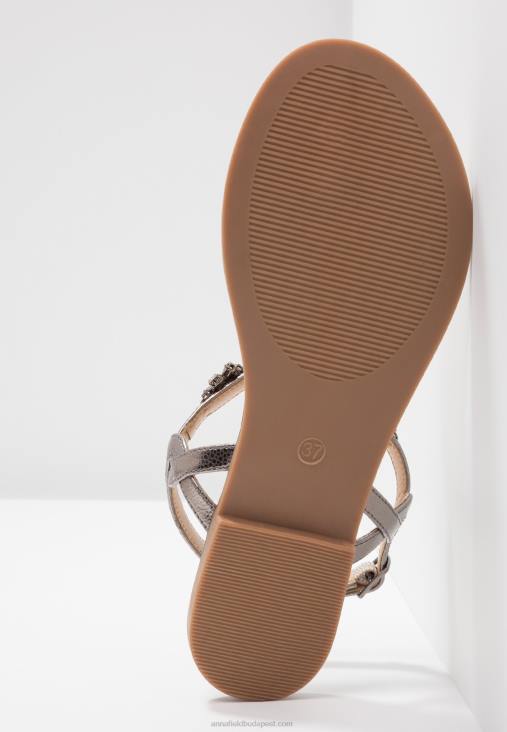 Anna Field nők t-bar szandál gunmetall RTVD1515