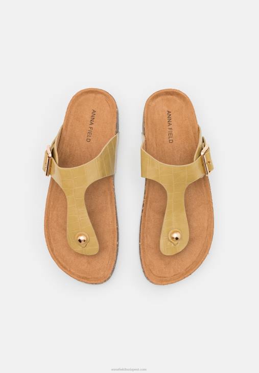 Anna Field nők t-bar szandál khaki RTVD1543