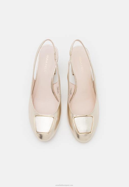 Anna Field nők bőr klasszikus sarkú arany RTVD1630