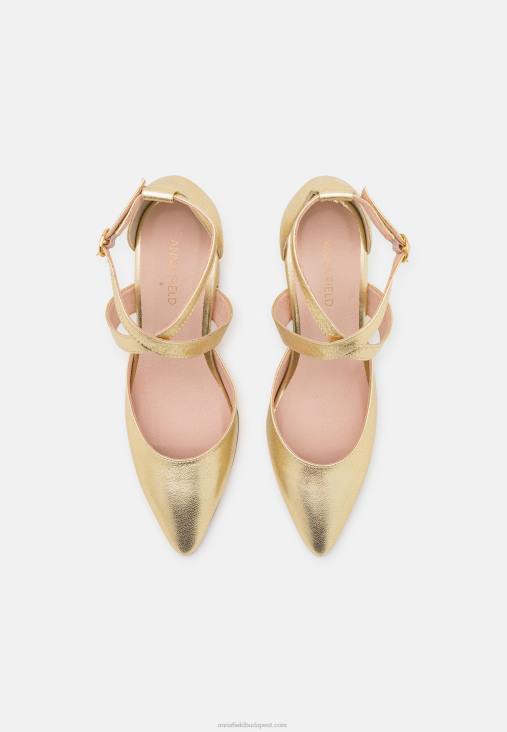 Anna Field nők bőr klasszikus sarkú arany RTVD1639