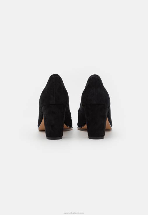 Anna Field nők bőr klasszikus sarkú fekete RTVD1678