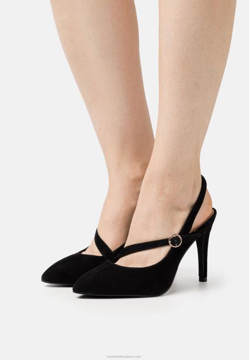 Anna Field nők bőr klasszikus sarkú fekete RTVD1699