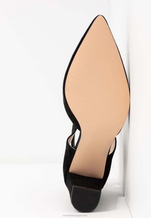 Anna Field nők bőr magassarkú fekete RTVD1608