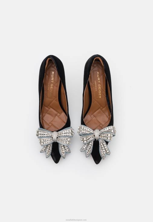 Anna Field nők belgravia masni klasszikus sarkú fekete RTVD1761