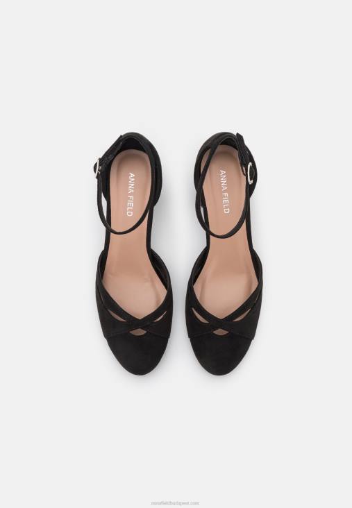 Anna Field nők klasszikus fekete sarkú RTVD1622
