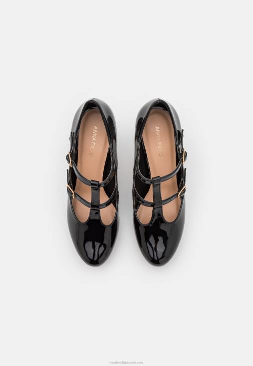 Anna Field nők klasszikus fekete sarkú RTVD1657