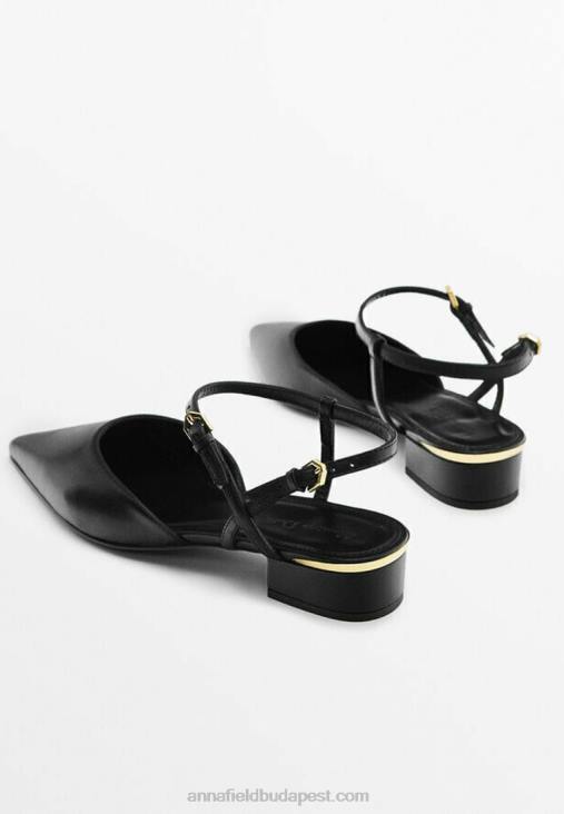 Anna Field nők klasszikus fekete sarkú RTVD1738