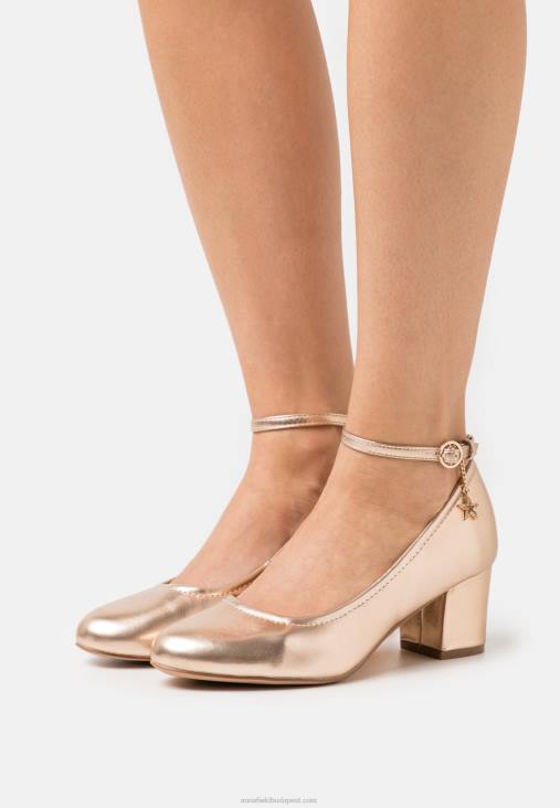 Anna Field nők klasszikus magassarkú rózsaszín arany színű RTVD1680