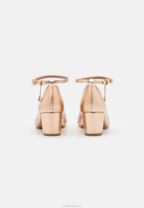 Anna Field nők klasszikus magassarkú rózsaszín arany színű RTVD1680