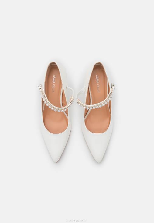 Anna Field nők klasszikus, törtfehér sarkú RTVD1652