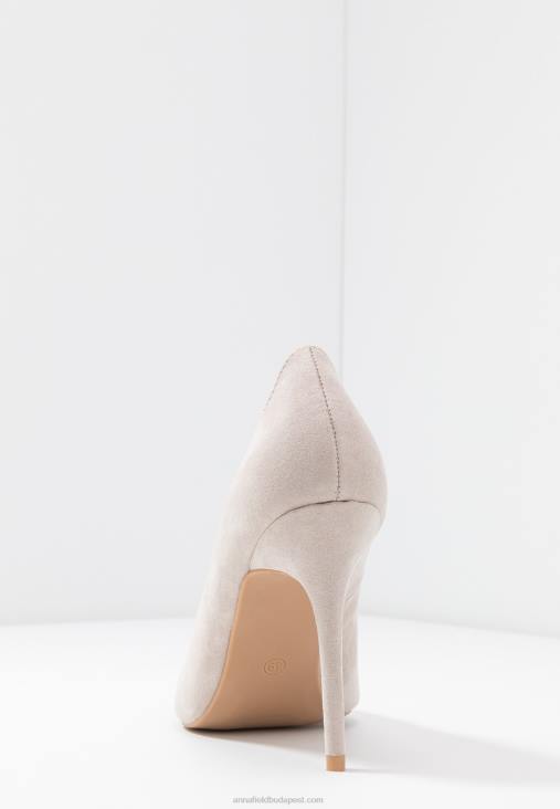 Anna Field nők magas sarkú taupe RTVD1596