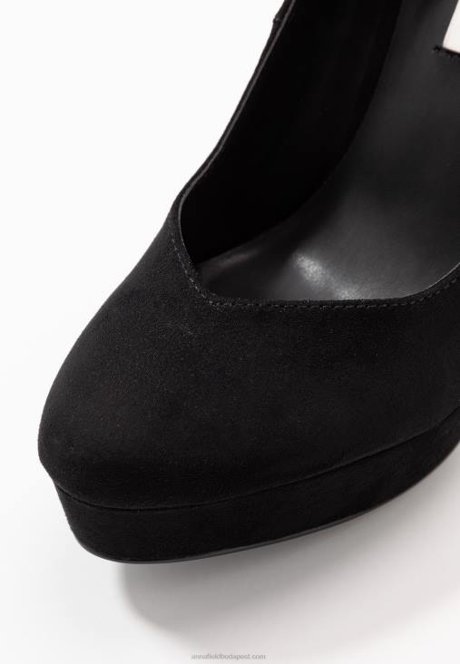 Anna Field nők magassarkú fekete RTVD1735