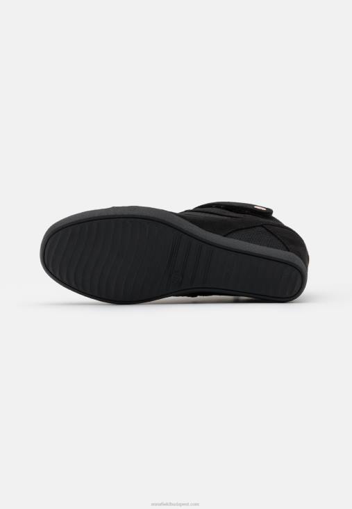 Anna Field nők fekete magasszárú edzőcipő RTVD1228