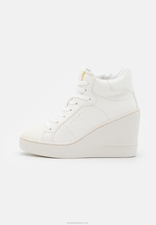 Anna Field nők magas szárú edzőcipő fehér RTVD1229