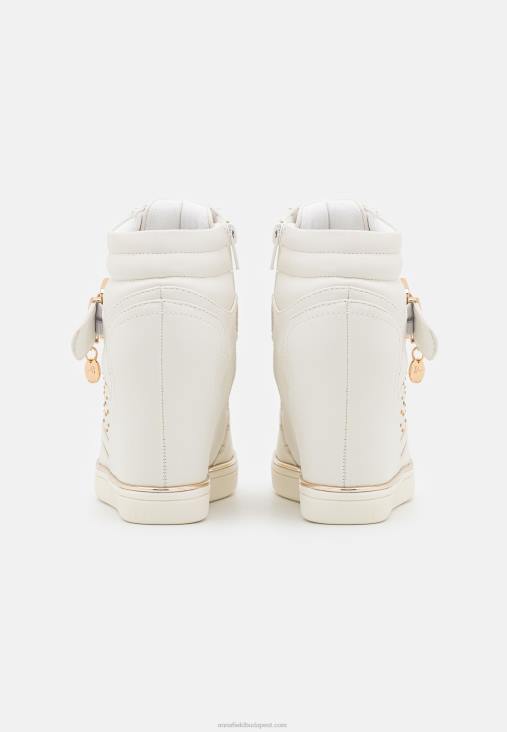 Anna Field nők magas szárú edzőcipő fehér RTVD1239