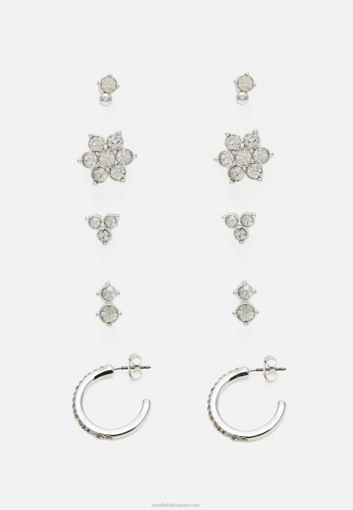 Anna Field nők 5 db ezüst színű fülbevaló RTVD2662