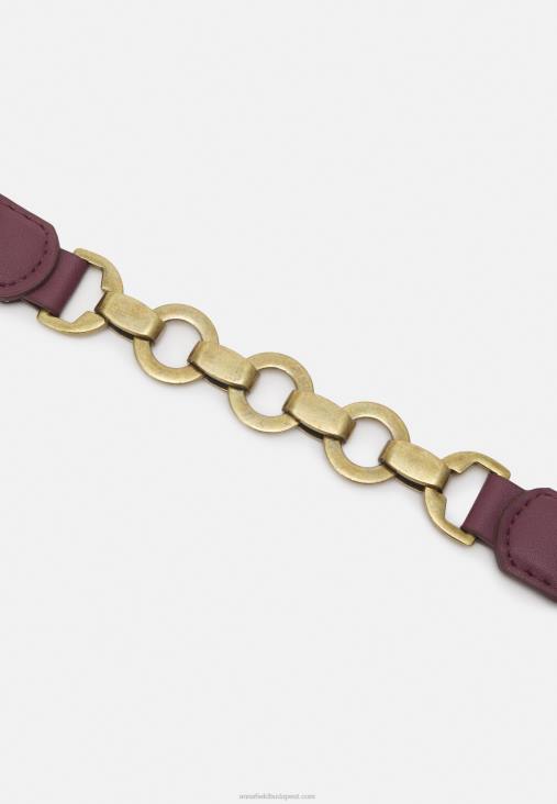 Anna Field nők derék öv bordeaux RTVD2775