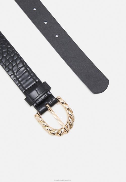 Anna Field nők öv fekete RTVD2735