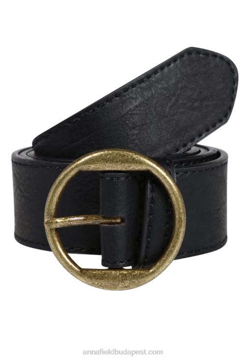 Anna Field nők öv fekete RTVD2736